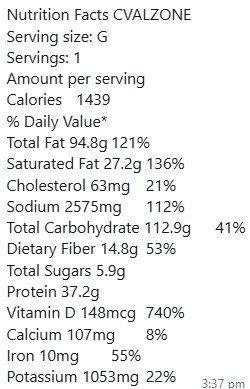 Nutrition Facts