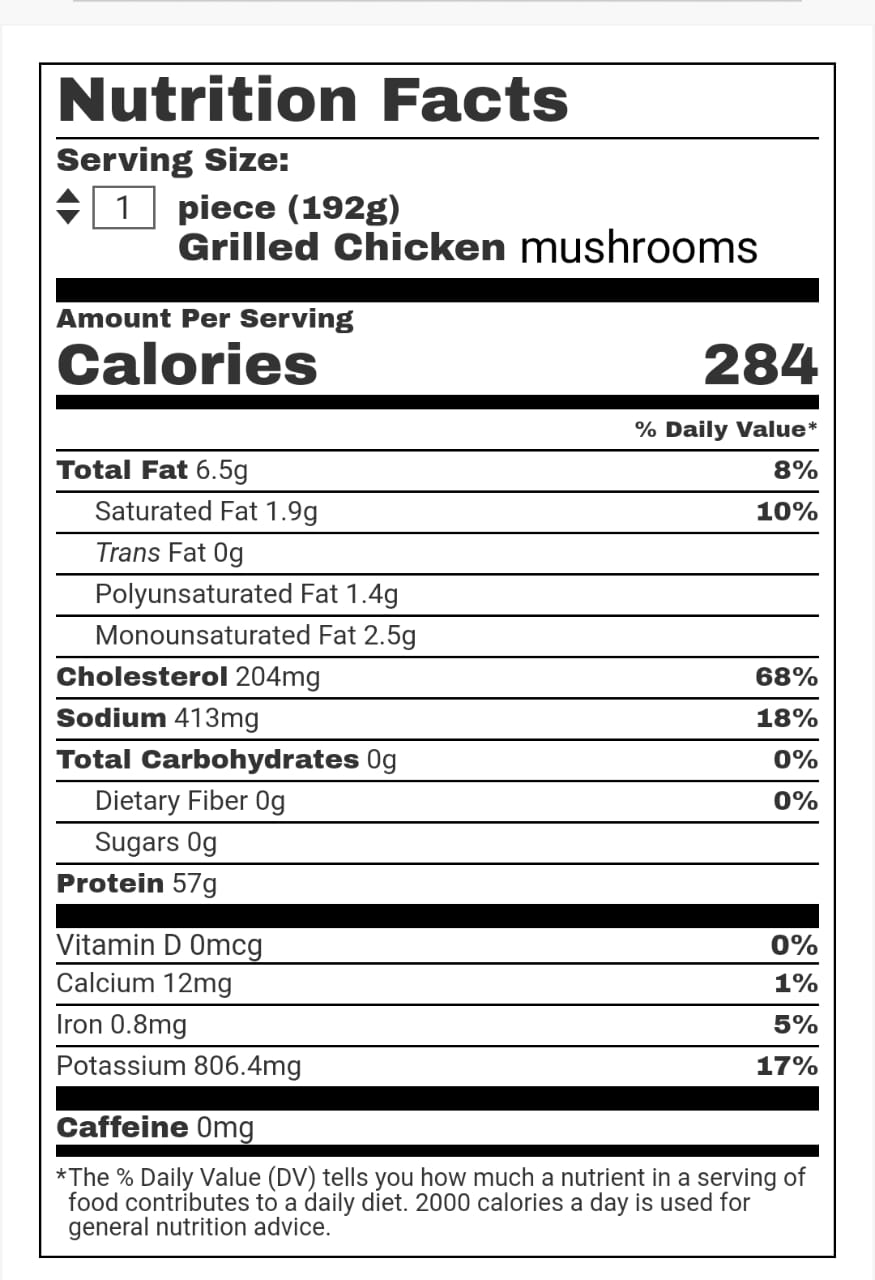 Nutrition Facts