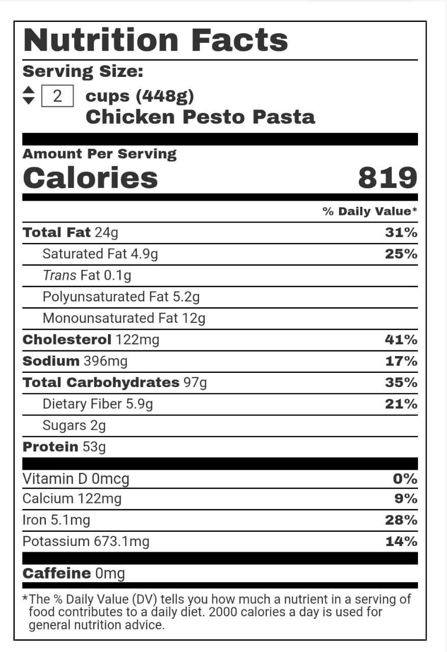 Nutrition Facts