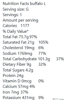 Nutrition Facts