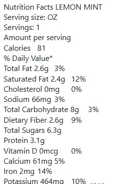 Nutrition Facts