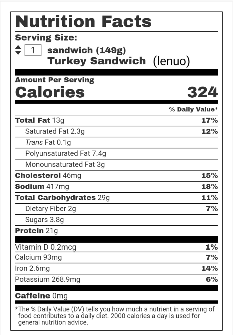 Nutrition Facts