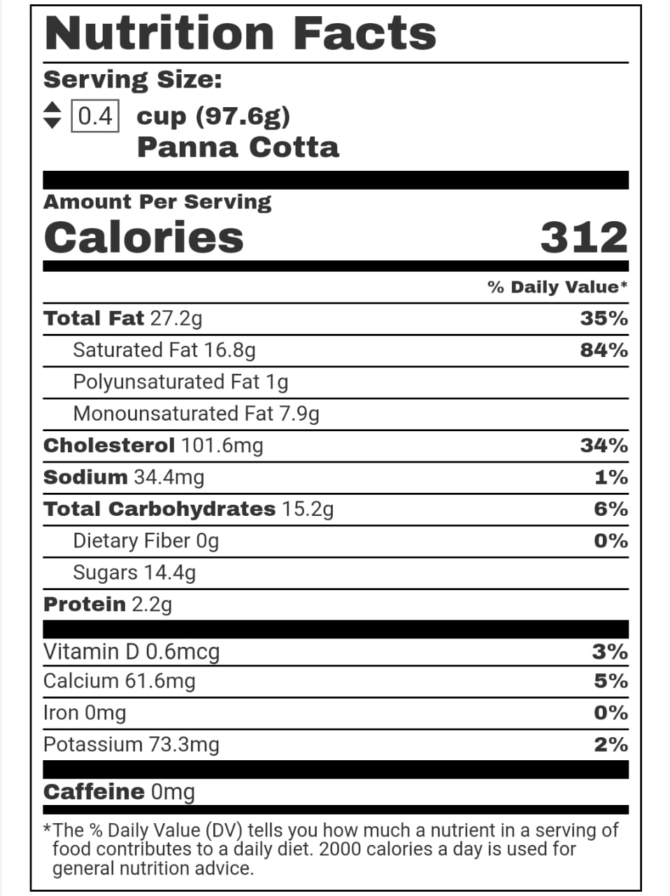 Nutrition Facts