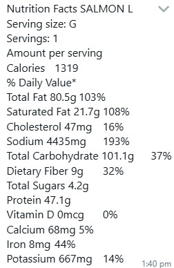 Nutrition Facts