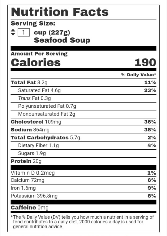 Nutrition Facts
