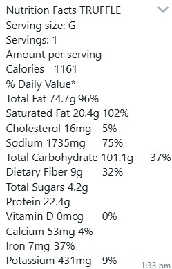 Nutrition Facts