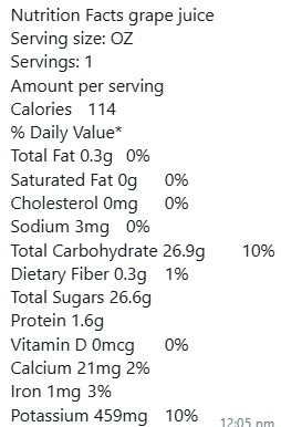 Nutrition Facts
